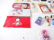 Large Lot Vintage Betty Boop Paraphernalia Magnets Figurines Checkbook Clips