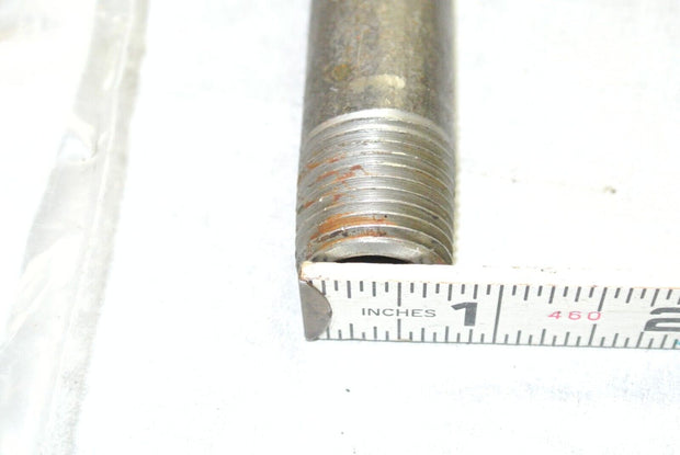 SCI Steel Nipple Threaded Pipe Fitting, 3/4" OD x 5-1/2" Length - Lot of 2