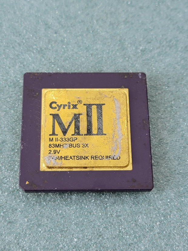 Vintage Rare Cyrix MII M II-333GP 83MHz Processor Collection/Gold Recovery