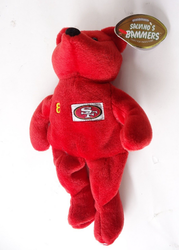 Steve Young San Francisco 49ers Salvino's Bammers Plush Teddy