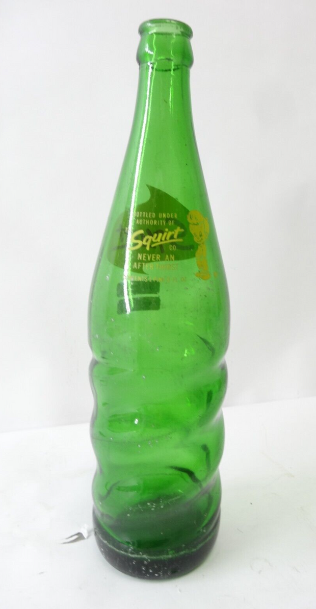 Vintage Antique Squirt Bottle Glass Swirl