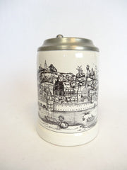 Vintage German Ulmer Keramik VLMA Beer Mug Stein