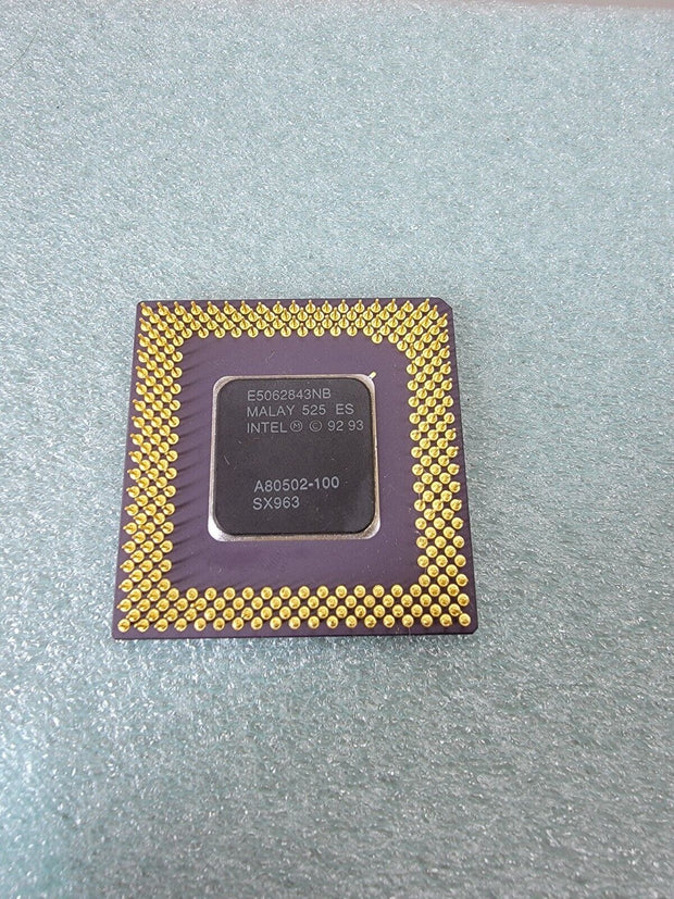 Vintage Intel Pentium A80502-100 SX962 Processor Collection/Gold Recovery