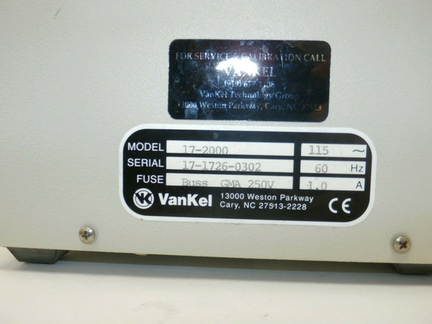 VanKel 17-2000 Peristaltic Pump, for parts/repair