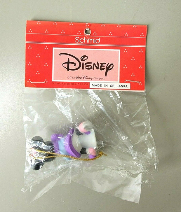 Rare Schmid Disney Collectible Ornament, Minnie Mouse with Ice Skates NRFP NIB