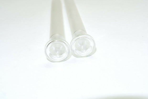 Pair of 8cm Length Lab Glass Reusable Replacement Syringe Plunger 1cm Diameter