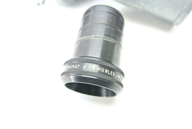 Viewflex V-33 35mm Slide Projector Lens Turret, EF Luxtar Anastigmat F:3.5 Lens