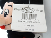 1990s Disney Store Exclusive Mickey and Minnie Mouse Plush Beanies w/Tags