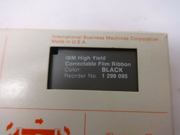 IBM High Yield Correctable Film Ribbon Black 1-299-095
