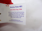 Salvino's Bamm Beanos Plush Teddy Bear MLB Sammy Sosa #21