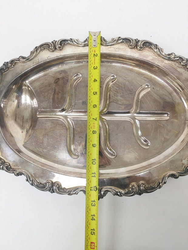 EG Webster & International Silver Co. 19" Silver Platter