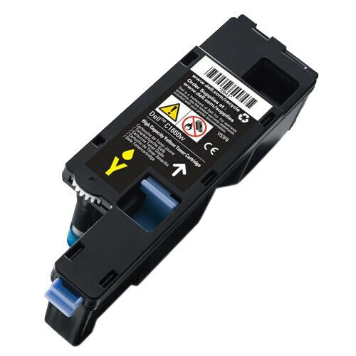 Dell Toner Cartridge, Yellow, Laser, High Yield, 1000 Pages, V53F6