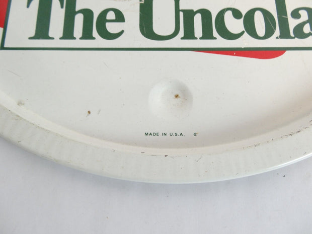 Vintage 1970s 7up The Uncola Logo 12" Serving Tray