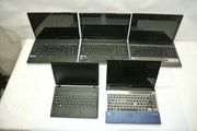 Qty (5) Acer Aspire Laptops for PARTS or REPAIR - No power & missing batteries
