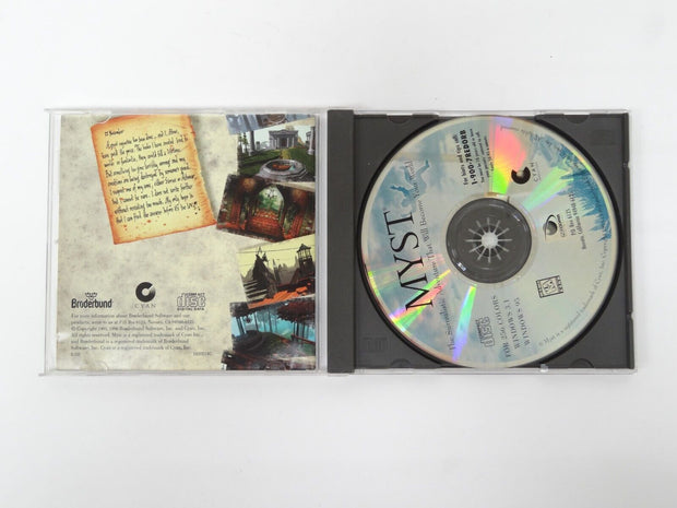 Vintage Broderbund  Original MYST PC CD-ROM Game for Windows 3.1 & 95