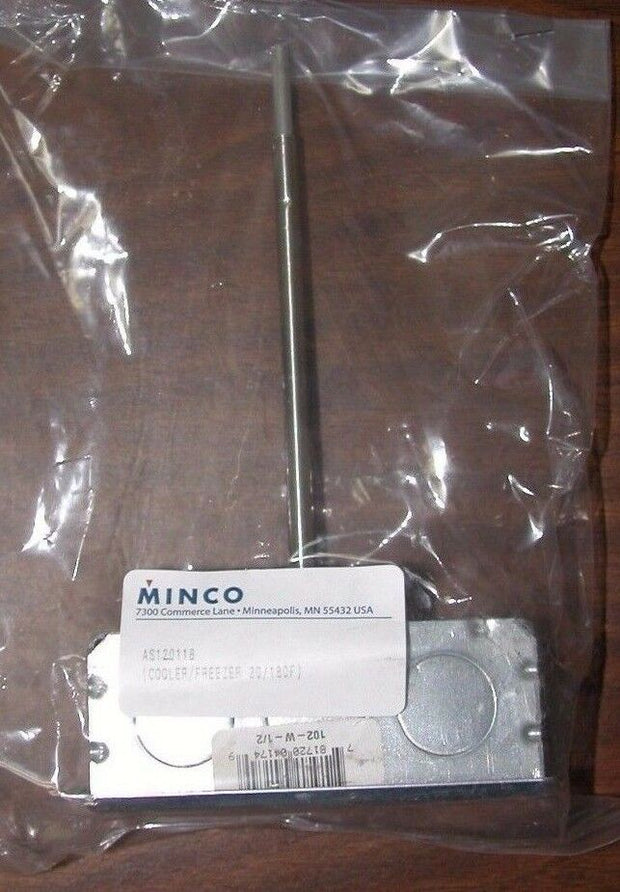 Brand New Minco AS120118 RTD Transmitter 4-20ma Temperature Sensor w/ Enclosure