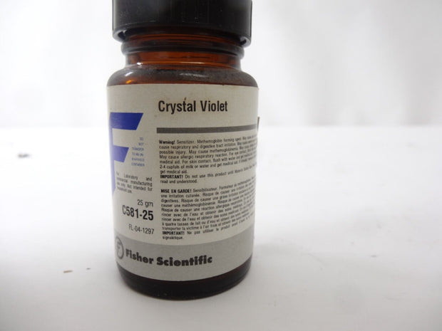 Fisher Scientific CAS 548-62-9 Crystal Violet Solution C581-25 92%