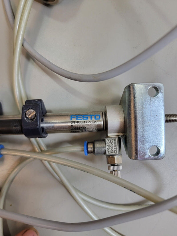 Festo Pneumatic Assy : P/N's : DSNUL-12-50-P-A, 0.0-10bar, Connctions, Mounts
