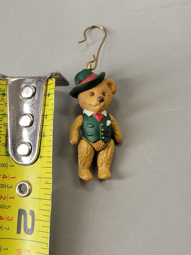 Retired Hallmark Miniature Ornament - "Teddy-Bear Style" 1st in Series - 1997