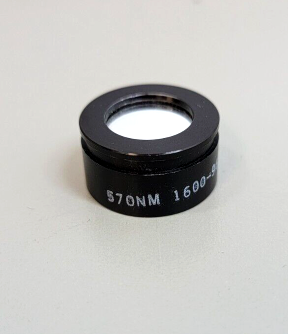 570NM Optical Lens Filter, Analytical Grade, Yellow, 20mmx10mm