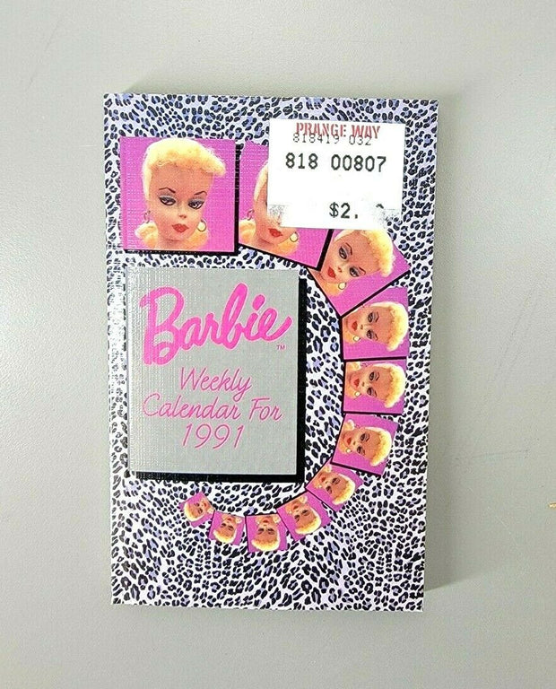 Vintage Barbie Weekly Calendar for 1991, New!