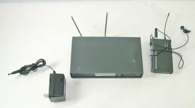Sennheiser Diversity Receiver EM100 626-662 MHz w/ PSU, Lapel Mic