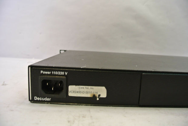 Coretec VCX2400-D Digital Video Network Encoder/Decoder