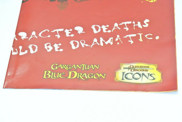 Dungeons and Dragons Icons Retailer Gargantuan Blue Dragon Promo Poster 2007