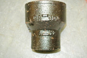 Cast Iron Reducer Coupling, 2-3/4" x 1-3/4"  Reducer Pipe Fitting