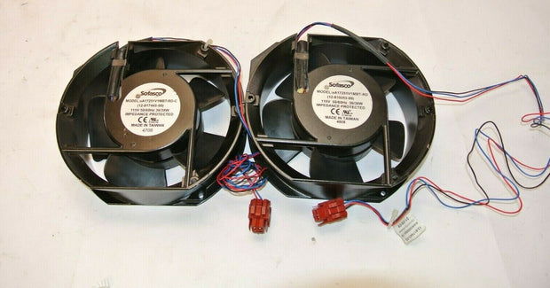 Sofasco sA17251V1MBT-RD Impedance Protected Metal Housing Axial Fans, Qty 2 36W