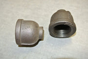 ANVIL 1" x 1/4" Galvanized Iron Reducing Coupling Pipe Fitting - Lot of 2