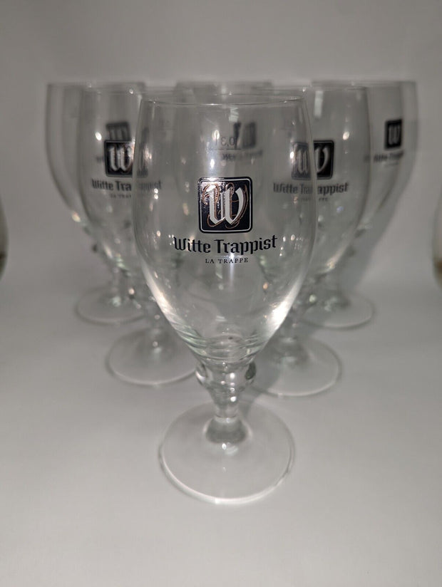 La Trappe Witte Trappist Beer Glass 0,3 l RC - Lot of 6
