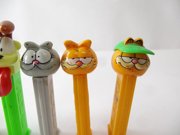 Set of (5) Garfield PEZ Dispensers