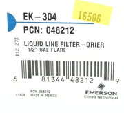 Emerson EK-304 Liquid Line Filter - Drier 1/2in SAE Flare