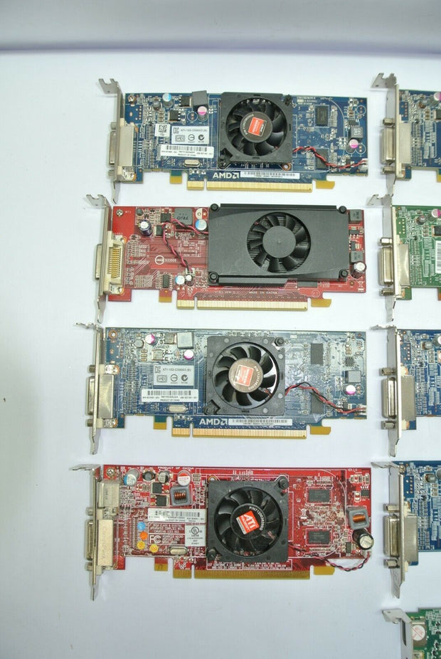 Qty (13) AMD DMS-59 Low-Profile PCIe Graphics Cards