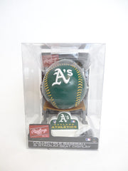 Rawlings Oakland Athletics A's Embroidered Baseball & Stadium Seat Display