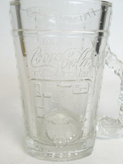 Coca Cola Coke Machine Santa Claus Clear Glass Mug