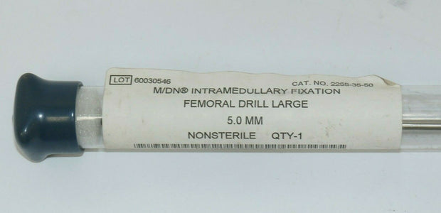 Zimmer 2255-35-50 Intramedullary Fixation Femoral Drill, Large - 5.0 mm