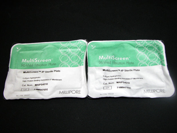 6 Millipore MultiScreen-IP Sterile Plate 0.45um 96Well Filtration Plates #4510