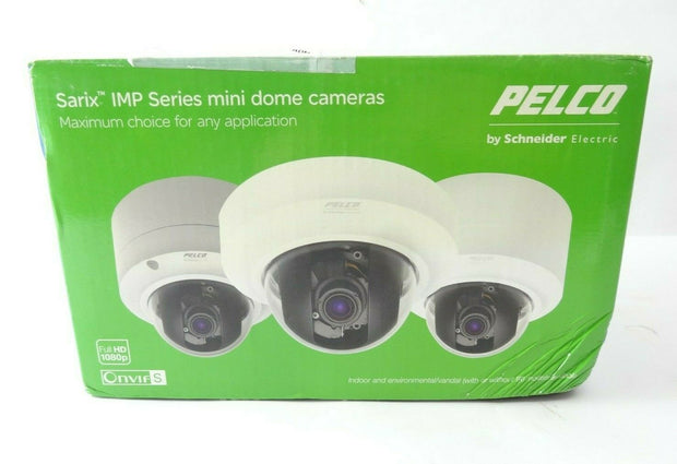 NEW Pelco IMP219-IESIP SRX P ENV SM POE24V MDOME 2MP CL Network Mini Dome, 3-9mm