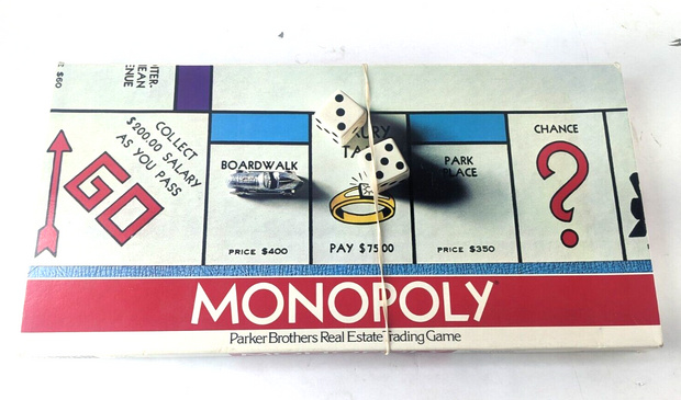 1961 Vintage Classic Monopoly No. 9 Parker Brothers