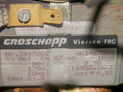 Groschopp WK1467802 14000RPM High Speed Electric Motor EM 87-40 90V 2.7A 170W