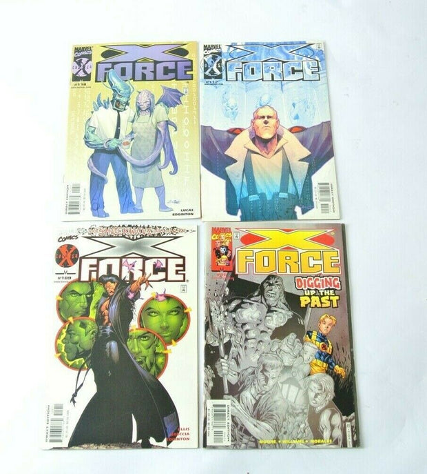 Marvel Comics X Force Issues 96, 109, 110, 112 -  Excellent condition!