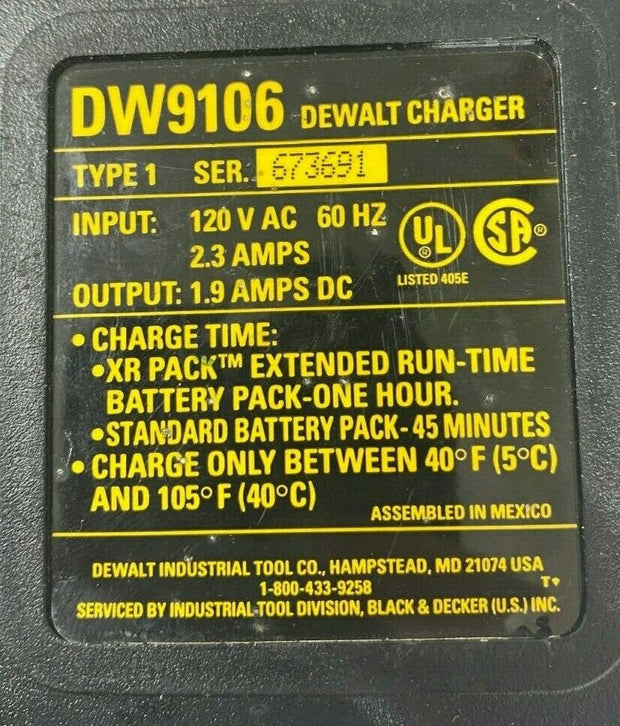 DeWalt DW972 Adjustable Clutch Drill/Driver w/ Case, Battery, Charger