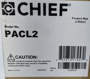 Chief PACL2 Proximity Level Lock Plate for PAC526 & PAC527L In-Wall AV Storage