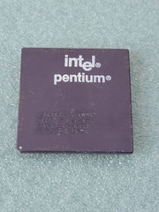 INTEL PENTIUM 75 Mhz GOLD TOP SX961 PROCESSOR CPU SOCKET 7 Vintage A80502-75 P75