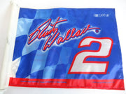NASCAR Racing Rusty Wallace #2 Auto Car Truck Flag