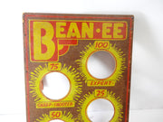 Vintage Antique Bean-EE Target Carnival Game Of Skill Bag Toss