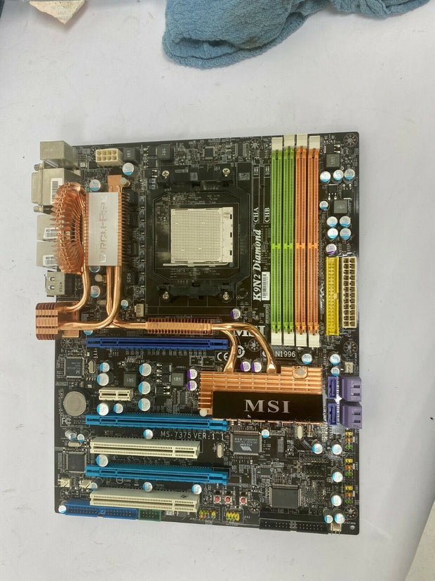MSI K9N2 Diamond Motherboard- AMD2+ / DDR2