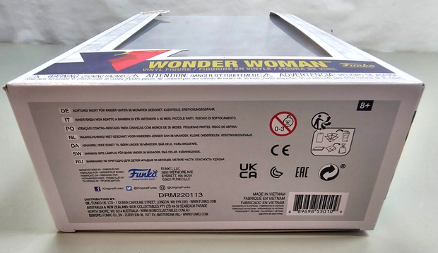 Funko Pop! Comic Book Cover with case: DC Comics - Wonder Woman #03 - Open Box